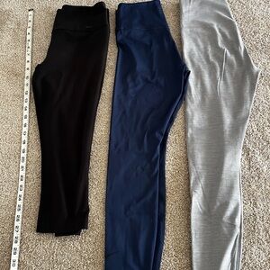 Nike Yoga Dri-FIT Gray, Navy & Black Leggings
